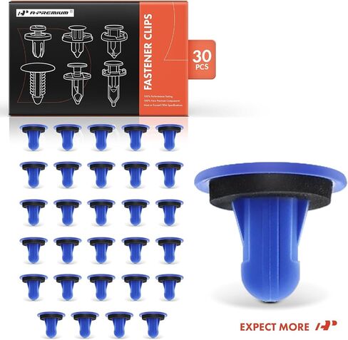 A-Premium 20PCS Nylon Tail Light Grommet Retainer Clips with Sealer Compatible with Honda Civic 2012-2015, Accord 2008-2012, HR-V HRV 2016-2023 & Acura ILX 2013-2022, RLX 2014-2017 - for 8mm Hole in Saudi Arabia