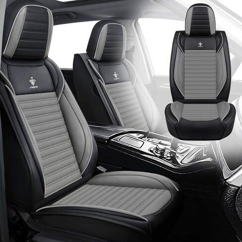 أغطية مقعد السيارة متوافقة مع Nissan Altima 1999-2025 مقعد جلدي تغطي مريح ، توافق الوسادة الهوائية ، مقاومة للماء ، متينة ، سهلة التنظيف ، لسيارات سيارات (مجموعة كاملة ، أحمر أسود) in Kuwait
