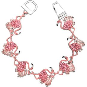 سوار مغناطيسي من كريستال فلامنغو الوردي مع علبة هدية in Kuwait