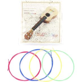 Ukulele Strings Nylon Ukulele Strings Colorful Ukulele Strings for Ukulele Strings Replacement Part Performance Accessory