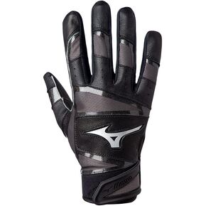 Mizuno B-303 Pro Adult Baseball Batting Gloves | Pair | Double Cabretta Leather Palm | AirMesh Inserts | QuikAdjust Wrist Tab