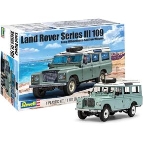 Revell Level 5 Model Kit Land Rover Series III 109 Long Wheelbase Station Wagon 1/24 Scale Model