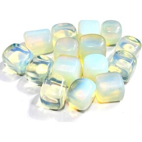 Jet Opalite Tumbled Stone 100 Grams Approx 0.75-1 Inch Healing Polish Gemstone Pocket Meditation Crystal Palm Stone