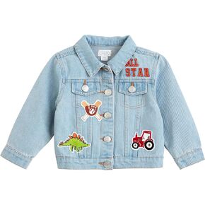 Mud Pie Girl Denim Patch Jacket