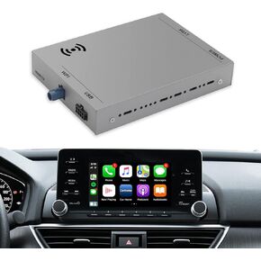 Wireless Carplay Module Receiver Box for 7 inch Non-Touchscreen Honda Accord 10th Generation Support Android Auto Mirror Link Reverse Camera USB Car Multimedia Audio Steering Wheel Control