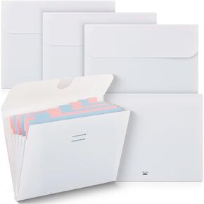 Mr. Pen- Accordion File Organizer, 5 Pack, 7 Pockets, Document Organizer, Expanding File Folder Organizer, Accordion Folders for Documents Organizer, Accordian Folder, Accordian File Organizer