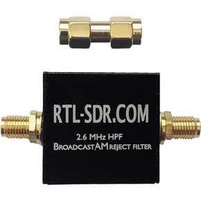 Broadcast AM Reject High Pass Filter (2.6 MHz HPF) by RTL-SDR Blog