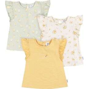 Gerber Baby-Girls Toddler 3-Pack Short Sleeve Tees