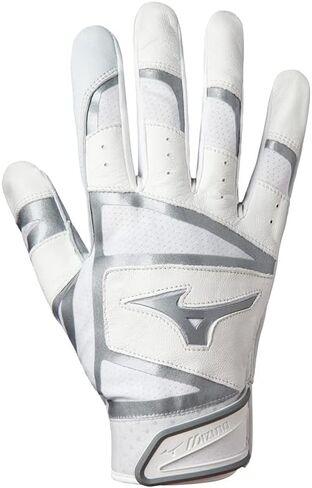 Mizuno B-303 Pro Adult Baseball Batting Gloves | Pair | Double Cabretta Leather Palm | AirMesh Inserts | QuikAdjust Wrist Tab in Saudi Arabia