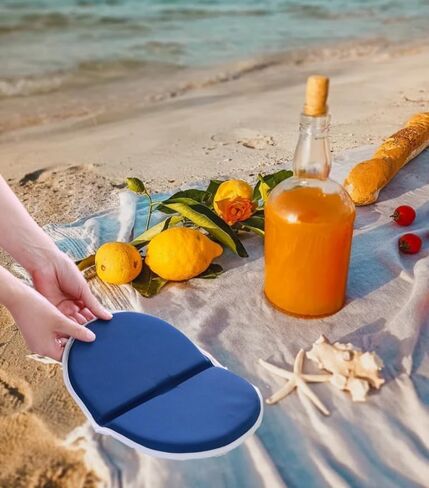 Mini Seat Cushion, Portable Seat Cushion Lightweight Foam Folding Mat, Non-Slip Seat Cushion Bleacher Stadium Seat Cushion for Outdoor Activities, Stadium, Picnic, Hiking, Mountaineering (Navy) in Saudi Arabia