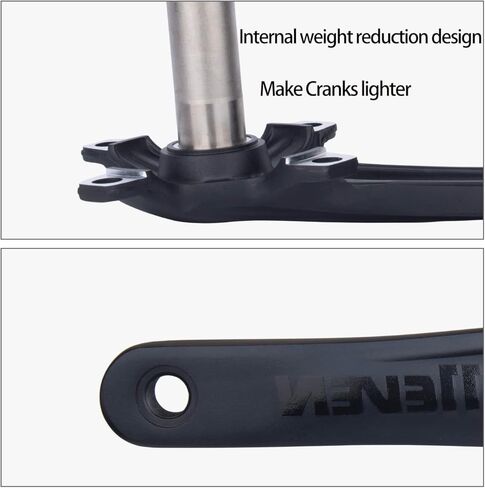 170 مللي متر دراجة كرانسيت 32T/34T/36T جوفاء متكاملة 104BCD سرعة واحدة مستديرة سلسلة كرانسيت مع قوس سفلي in Kuwait