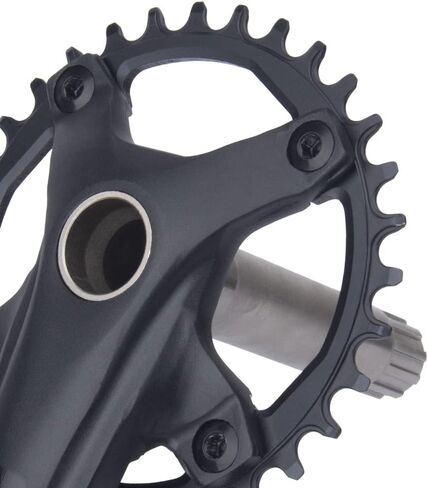 170 مللي متر دراجة كرانسيت 32T/34T/36T جوفاء متكاملة 104BCD سرعة واحدة مستديرة سلسلة كرانسيت مع قوس سفلي in Kuwait