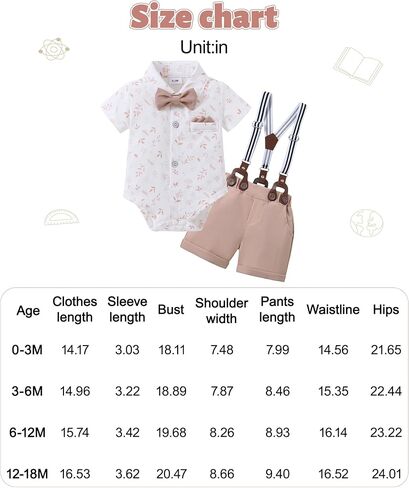 SANMIO Baby Boy Clothes Suits Short Sleeve Top+Bowtie+Suspender Shorts Summer Infant Gentleman Birthday Outfits in Saudi Arabia
