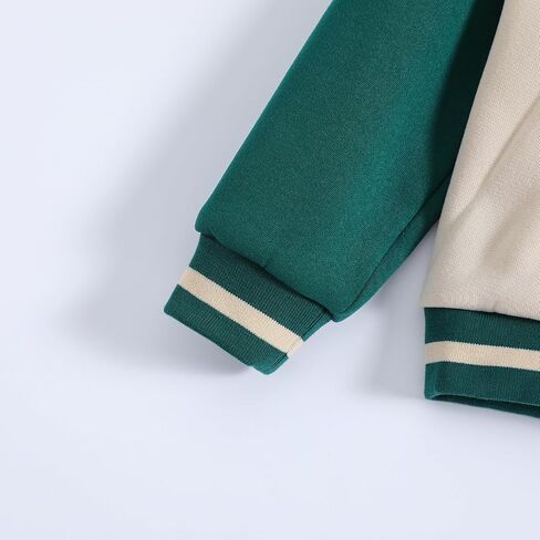 Varsity Baseball Jackets Fashionable Lightweight Jackets for Toddlers Boys Girls Varsity Jacket Casual School Coats in Saudi Arabia