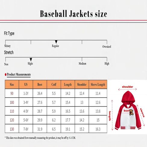 Varsity Baseball Jackets Fashionable Lightweight Jackets for Toddlers Boys Girls Varsity Jacket Casual School Coats in Saudi Arabia