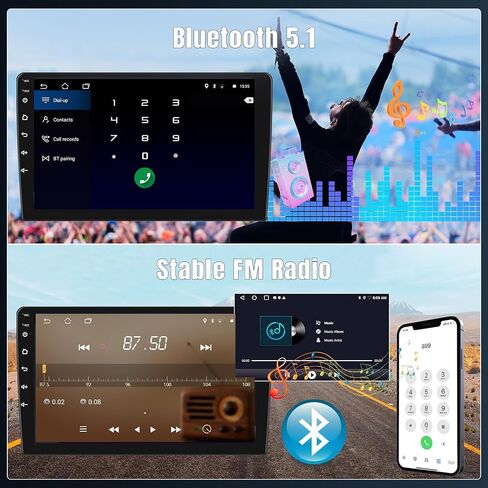 Naifay Android Car Stereo for Toyota Camry 2006 2007 2008 2009 2010 2011 Wireless Carplay & Android Auto، شاشة لمس 9 بوصة راديو سيارة بلوتوث في لوحة القيادة نظام تحديد المواقع العالمي واي فاي كاميرا MirrorLink FM SWC in Saudi Arabia