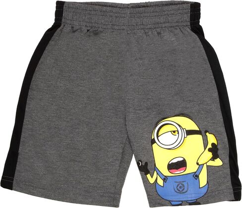 تي شيرت وسروال قصير الأكمام للأولاد من Minions Despicable Me Bello Boys، طقم ملابس مكون من قطعتين للأطفال والصغار in Saudi Arabia
