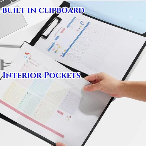 13 Pocket Expanding File Folder,Portfolio Accordion File Organizer,A4 Letter Size,1 Pack Paper Document Receipt Folder for Student, Home, Office and Travel in Saudi Arabia