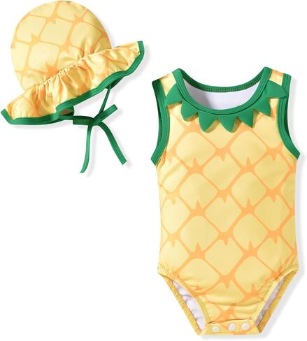 Baby Girls Fruit Swimsuit in Saudi Arabia