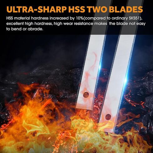 （Updated Model）Kayrain 13IN Power Benchtop Planer with HSS Double-sided Use Blades Electric Thickness Planer 15A 2000W Powerful Motor Wood Planers for Woodworking in Kuwait