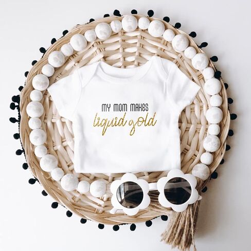 Printique Organic GOTS Certified Baby Onesie Unisex Bodysuit 0-18 months - For Mom in Saudi Arabia