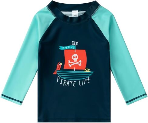 بدلة سباحة للأطفال الصغار والرضع مكونة من 3 قطع من Rashguard مجموعة قبعة الشمس ملابس السباحة بدلة السباحة بدلة السباحة مجموعة قميص السباحة in Kuwait