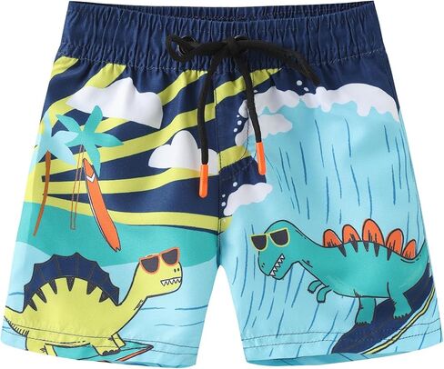 Toddlers and Baby Boys' 3-Piece Rashguard Sets Swimsuits Sets with Hat Surfing Swimwear Sunsuit UPF 50+ in Saudi Arabia