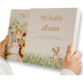 Keepsake baby memory book – Pregnancy journal & scrapbook (0-5 years) – Gender neutral baby album in Kuwait