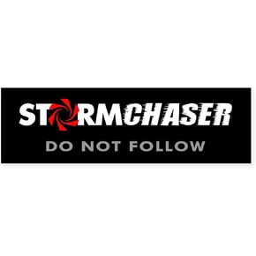 لا يتبع ملصق Cafepress Storm Chaser (المصد) 10 "x3" مستطيل Vinyl Pumper Sticker Decal in Saudi Arabia
