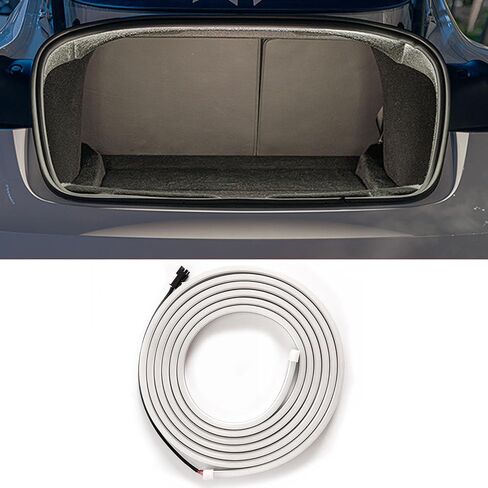 شريط LED LED Frunk متوافق مع 2018 2019 2020 Tesla Model 3 إكسسوارات الجذع الأمامية الإضاءة الداخلية المحيطة ، ضوء الشريط الأبيض in Kuwait