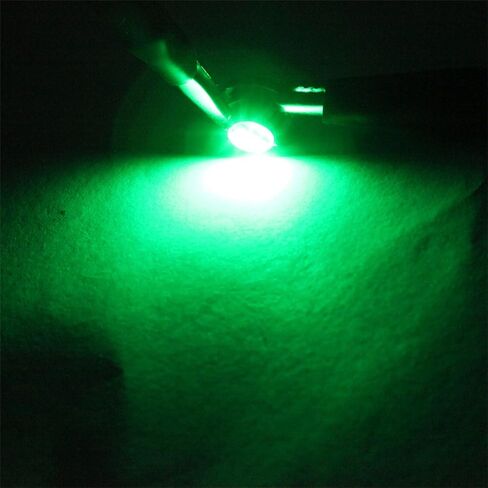 Cciyu Qty (10) Green T5/T4.7 Neo Wedge 3 SMD LED LED Cluster A/C LID LIGH DASH LAMPS 12V in Saudi Arabia