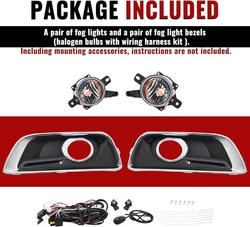 HECASA FOG LIGHT متوافق مع 2013-2015 CHEVY MALIBU 2016 CHEVROLET MALIBU LIMITED W/LUBLBS H10 12V 42W PUMPER DRIVE DRIVE LAMP PRESSION FOR 94708773 94708774 DRIVER & RACKENG SDEANGER LENS in Saudi Arabia