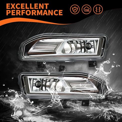 مجموعة مصباح الضباب الأمامي المتوافق مع Frontier 2022 2023 2024 LAMP W/H8 12V 35W HALOGEN BULB Side & Driver Side in Saudi Arabia