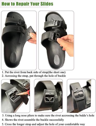 Lopau Replacement Buckle for Arizona Essentials Slide-On Sandal Men and Women in Saudi Arabia