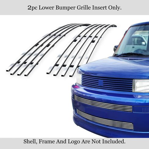 APS متوافق مع Scion XB 2003-2007 المصد السفلي من الفولاذ المقاوم للصدأ SS Chrome Billet Grille Grille Insert T65441A in Kuwait