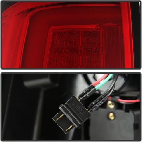 Acanii-لعام 2009-2018 Dodge Ram 1500 10-18 RAM 2500 3500 Truck Red Tube Tube Lights مصابيح الفرامل v2 اليسار+اليمين in Saudi Arabia