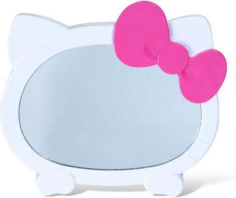 HandyCute® Hello Kitty Makeup Mirror ، هدية لها/نساء ، هدية صديقة ، مرآة الغرور ، مرآة مكتب ، Kitty Cat Shape-Kawaii ، هدية عيد ميلاد لعشاق Hello Kitty in Saudi Arabia
