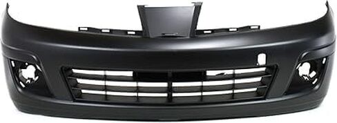 Suitable for Front Bumper Cover for Nissan Versa 2007-2012 - Primed, Replacement Part NI1000245, Perfect Fit Guaranteed in Saudi Arabia
