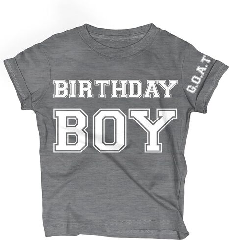 Lalo & Luna Happy Birthday Boy T-Shirt (1-12 Years Old) Baby-Toddlers to Kids Party Outfit Tee Gift in Saudi Arabia