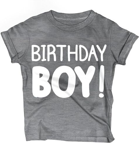 Lalo & Luna Happy Birthday Boy T-Shirt (1-12 Years Old) Baby-Toddlers to Kids Party Outfit Tee Gift in Saudi Arabia