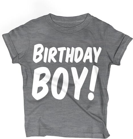 Lalo & Luna Happy Birthday Boy T-Shirt (1-12 Years Old) Baby-Toddlers to Kids Party Outfit Tee Gift in Saudi Arabia