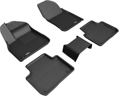 3D MAXPIDER مخصص FIT KAGU FLOOR MAT (أسود) متوافق مع Porsche Cayenne (9Y0) SUV 2019-2025 / Cayenne Coupe (9y3) 2021-2025-R1 R2 in Saudi Arabia