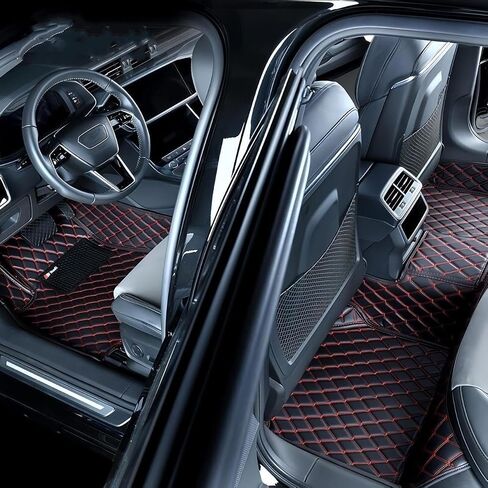 الحصير الأرضية المخصصة لـ Audi A1 ، A3 ، A4 ، A5 ، A6 ، A7 ، A8 ، TT ، TTS ، Q2 ، Q3 ، Q5 ، Q7 ، Q8 ، RS3 RSQ8 S3 S5 S5 S6 S7 S8 E-TRON ، in Saudi Arabia