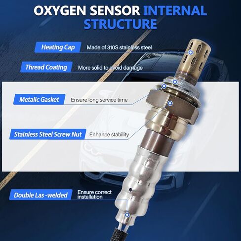 Maxfavor 2Pcs Upstream and Downstream 02 Oxygen O2 Sensor Fit for Dodge 2001 2003 Ram 1500 Pickup 3.9L 5.9L,2002 Ram 2500 3500 Pickup V10 8.0L,for 2001-2003 Jeep Grand Cherokee 4.0L 234-4769 234-4029 in Saudi Arabia