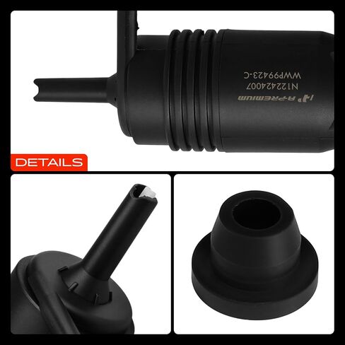 A-Premium Front or Rear Windshield Washer Pump Compatible with Chevrolet Silverado, Equinox, Malibu, Colorado, Volt & GMC Sierra, Terrain, Acadia, Canyon & Buick LaCrosse, Encore GX & Cadillac XT5 in Saudi Arabia