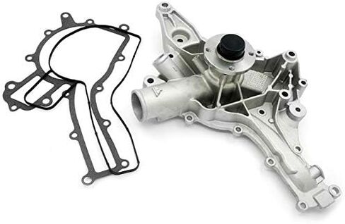 Water Pump with Gasket - Compatible with 1998-2005 Mercedes-Benz E320 3.2L V6 (without Oil Cooler Connection) with 2 Hose Connections W0137-B581864 in Saudi Arabia