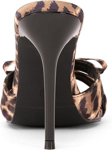 Women's Sexy Leopard Print Stiletto Heels Sandals leopard print- Elegant Party Dress High Heels for Weddings, Prom, Evening Events (Comfort Fit, 4 Inch Heel) in Saudi Arabia