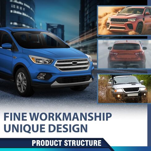 PIT66 الزجاج الأمامي ممسحة COWLAL TOP PANEL أسود متوافق مع Ford Escape 2013-2019 CJ5Z78022A68A ، CJ5Z-78022A68-A in Saudi Arabia