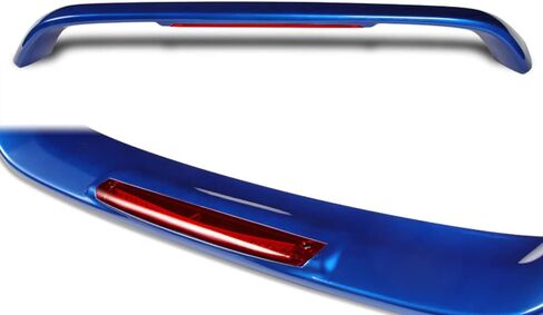 W-Power ، SPOVELER WIND WIND الخلفي مع ضوء الفرامل LED متوافق مع 1996-2010 Honda Civic DX EX HX LX SI Coupe 2DR ، جناح المفسد الخلفي للأجنحة الخلفية ، ABS (أبيض مطلي) in Kuwait