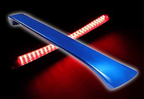 W-Power ، SPOVELER WIND WIND الخلفي مع ضوء الفرامل LED متوافق مع 1996-2010 Honda Civic DX EX HX LX SI Coupe 2DR ، جناح المفسد الخلفي للأجنحة الخلفية ، ABS (أبيض مطلي) in Kuwait